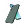 Samsung Galaxy A17 5G Nano içi Kadife Silikon - Koyu Yeşil