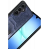 Samsung Galaxy A17 5G Sara Kartvizitli Deri Kılıf - Lacivert