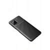 Samsung Galaxy A22 Kılıf Auto Focus Karbon Kapak - Siyah