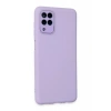 Samsung Galaxy A22 Kılıf Lansman Glass Kapak - Lila