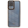 Samsung Galaxy A22 Kılıf Liva Lens Silikon - Siyah