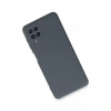 Samsung Galaxy A22 Kılıf Nano içi Kadife Silikon - Gri