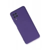 Samsung Galaxy A22 Kılıf Nano içi Kadife Silikon - Mor