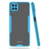 Samsung Galaxy A22 Kılıf Platin Silikon - Mavi