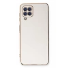 Samsung Galaxy A22 Kılıf Volet Silikon - Beyaz