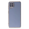 Samsung Galaxy A22 Kılıf Volet Silikon - Mavi