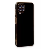 Samsung Galaxy A22 Kılıf Volet Silikon - Siyah