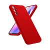 Samsung Galaxy A24 4G Kılıf First Silikon - Kırmızı