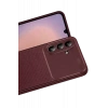 Samsung Galaxy A26 Kılıf Auto Focus Karbon Kapak - Bordo