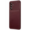 Samsung Galaxy A26 Kılıf Auto Focus Karbon Kapak - Bordo