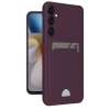 Samsung Galaxy A26 Kılıf Kelvin Kartvizitli Silikon - Derin Mor