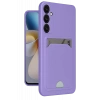 Samsung Galaxy A26 Kılıf Kelvin Kartvizitli Silikon - Lila