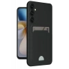 Samsung Galaxy A26 Kılıf Kelvin Kartvizitli Silikon - Siyah