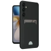 Samsung Galaxy A26 Kılıf Kelvin Kartvizitli Silikon - Siyah