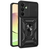 Samsung Galaxy A26 Kılıf Pars Lens Yüzüklü Silikon - Siyah