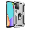 Samsung Galaxy A33 5G Kılıf Sofya Yüzüklü Silikon Kapak - Gümüş