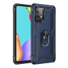 Samsung Galaxy A33 5G Kılıf Sofya Yüzüklü Silikon Kapak - Lacivert