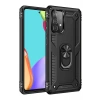 Samsung Galaxy A33 5G Kılıf Sofya Yüzüklü Silikon Kapak - Siyah