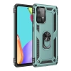 Samsung Galaxy A33 5G Kılıf Sofya Yüzüklü Silikon Kapak - Yeşil