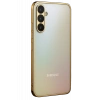 Samsung Galaxy A34 5G Kılıf Lensli Silikon - Gold