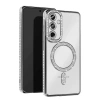 Samsung Galaxy A36 Joke Simli Magneticsafe Kılıf - Gümüş
