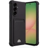 Samsung Galaxy A36 Kılıf Kelvin Kartvizitli Silikon - Siyah