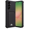 Samsung Galaxy A36 Kılıf Kelvin Kartvizitli Silikon - Siyah