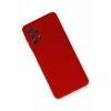 Samsung Galaxy A52 Kılıf Nano içi Kadife Silikon - Kırmızı