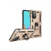 Samsung Galaxy A53 5G Kılıf Sofya Yüzüklü Silikon Kapak - Gold