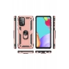 Samsung Galaxy A53 5G Kılıf Sofya Yüzüklü Silikon Kapak - Rose