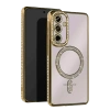 Samsung Galaxy A55 5G Joke Simli Magneticsafe Kılıf - Gold