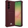 Samsung Galaxy A56 Kılıf Kelvin Kartvizitli Silikon - Bordo