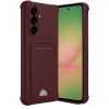 Samsung Galaxy A56 Kılıf Kelvin Kartvizitli Silikon - Bordo