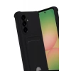 Samsung Galaxy A56 Kılıf Kelvin Kartvizitli Silikon - Siyah