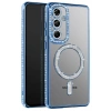 Samsung Galaxy A57 5G Joke Simli Magneticsafe Kılıf - Mavi