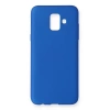 Samsung Galaxy A6 2018 Kılıf First Silikon - Mavi
