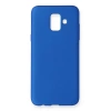 Samsung Galaxy A6 2018 Kılıf First Silikon - Mavi