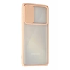 Samsung Galaxy A71 Kılıf Palm Buzlu Kamera Sürgülü Silikon - Pembe
