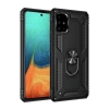 Samsung Galaxy A71 Kılıf Sofya Yüzüklü Silikon Kapak - Siyah