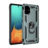 Samsung Galaxy A71 Kılıf Sofya Yüzüklü Silikon Kapak - Yeşil