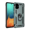 Samsung Galaxy A71 Kılıf Sofya Yüzüklü Silikon Kapak - Yeşil