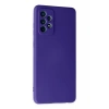 Samsung Galaxy A72 Kılıf Nano içi Kadife Silikon - Mor