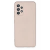Samsung Galaxy A72 Kılıf Nano içi Kadife Silikon - Pudra