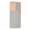 Samsung Galaxy A72 Kılıf Palm Buzlu Kamera Sürgülü Silikon - Pembe