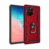 Samsung Galaxy A91 / S10 Lite Kılıf Sofya Yüzüklü Silikon Kapak - Kırmızı
