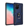 Samsung Galaxy A91 / S10 Lite Kılıf Sofya Yüzüklü Silikon Kapak - Lacivert