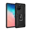 Samsung Galaxy A91 / S10 Lite Kılıf Sofya Yüzüklü Silikon Kapak - Siyah