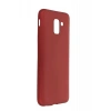 Samsung Galaxy J6 Kılıf First Silikon - Bordo