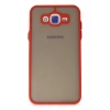 Samsung Galaxy J7 Kılıf Montreal Silikon Kapak - Kırmızı