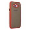 Samsung Galaxy J7 Kılıf Montreal Silikon Kapak - Kırmızı